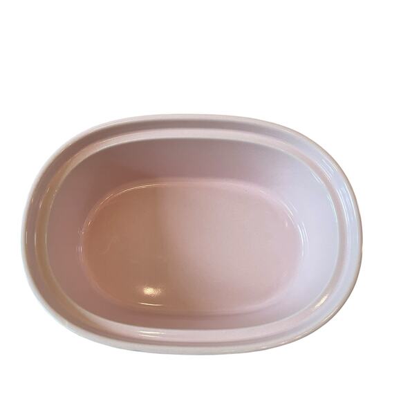 Zrike Brands Easter Bunny Rabbit Lidded Casserole Dish Pink Ceramic NEW - Picture 6 of 13